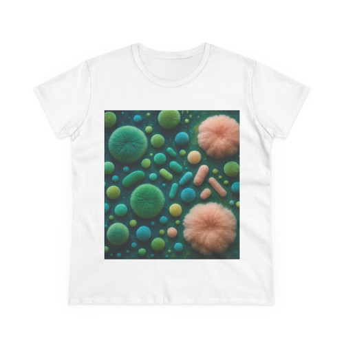 Microbial Galaxy - Women's Midweight Cotton Tee