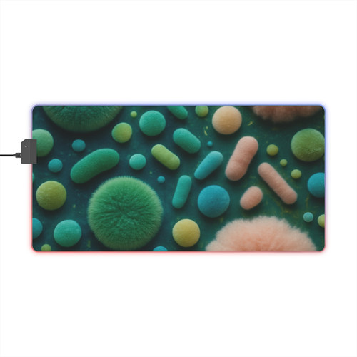 Microbial Galaxy - LED Gaming Mouse Pad