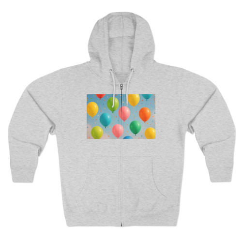 Balloon Wonderland - Unisex Zip Hoodie