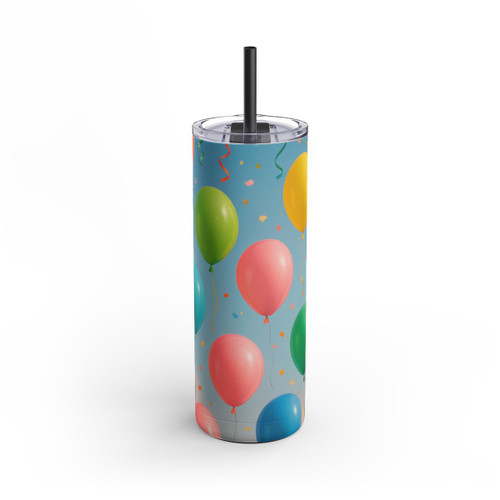 Balloon Wonderland - Maars Maker Skinny Matte Tumbler, 20oz