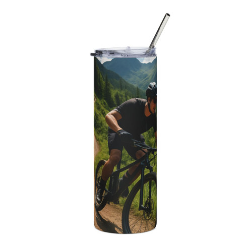 Pedal Power Journey - Stainless Steel Tumbler, 20oz