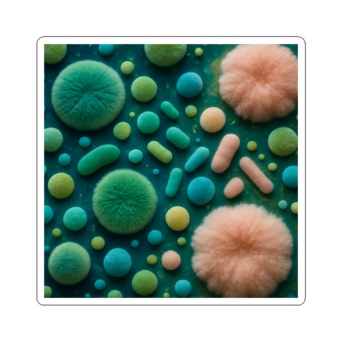 Microbial Galaxy - Die-Cut Stickers