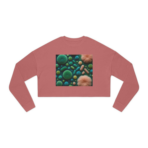 Microbial Galaxy - Women's Cropped Sweatshirt