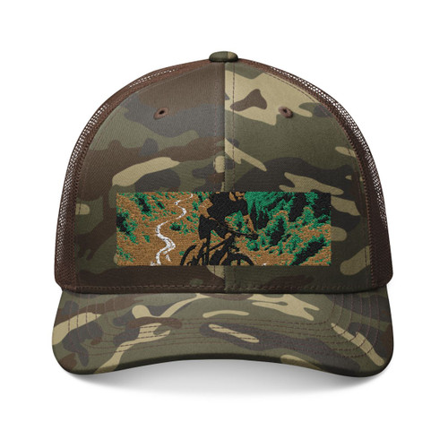 Pedal Power Journey - Camouflage Trucker Hat (Embroidery)