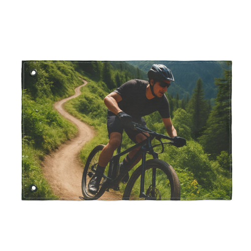 Pedal Power Journey - Double Sided Flag