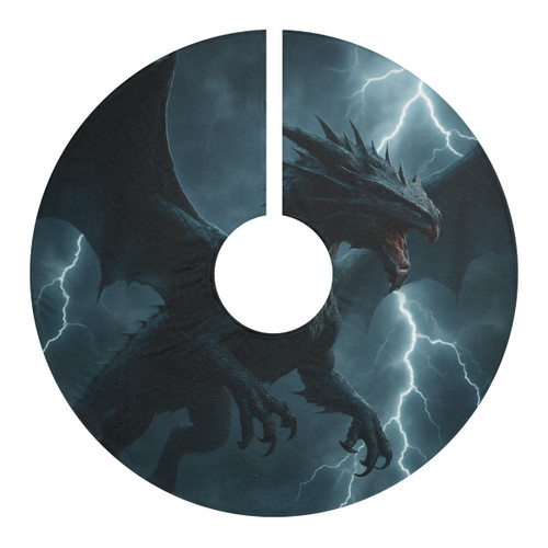Storm Guardian Wyrm - Christmas Tree Skirts