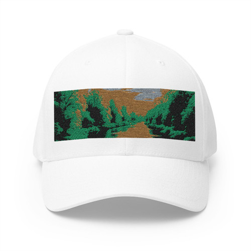 Nature's Grateful Embrace - Closed-Back Structured Cap (Embroidery)