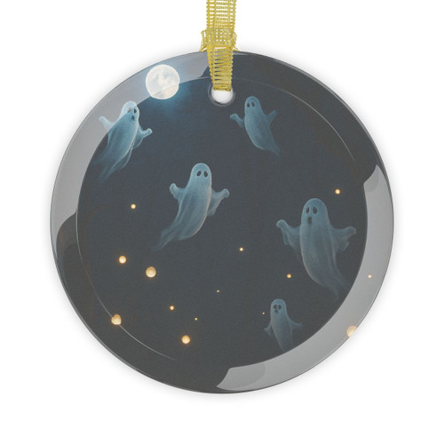 Spooky Forest Night - Glass Ornaments