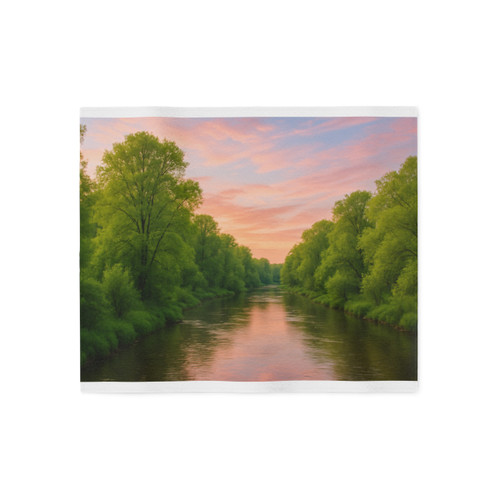 Nature's Grateful Embrace - Sweatshirt Blanket