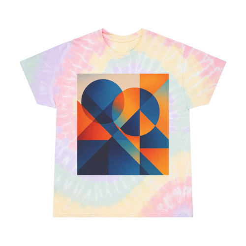 Chromatic Geometry Nexus - Tie-Dye Tee, Spiral