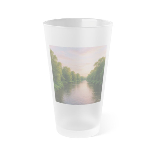Nature's Grateful Embrace - Frosted Pint Glass, 16oz