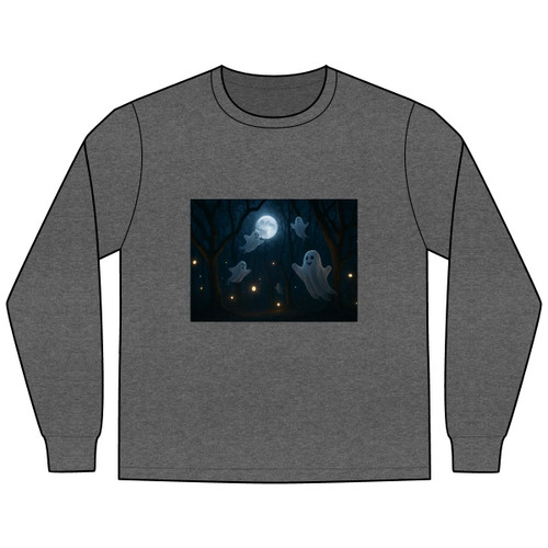 Spooky Forest Night - Men's Long Sleeve Tee