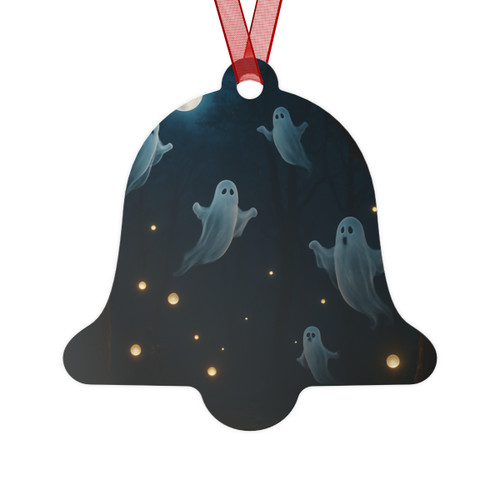 Spooky Forest Night - Metal Ornaments