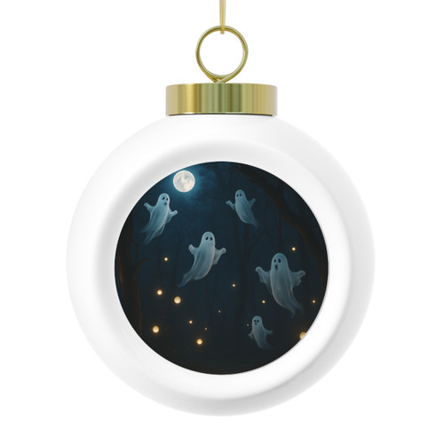 Spooky Forest Night - Christmas Ball Ornament