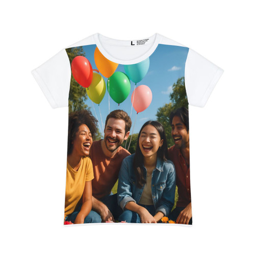Joyful Connections - Women's Short Sleeve Shirt (AOP)