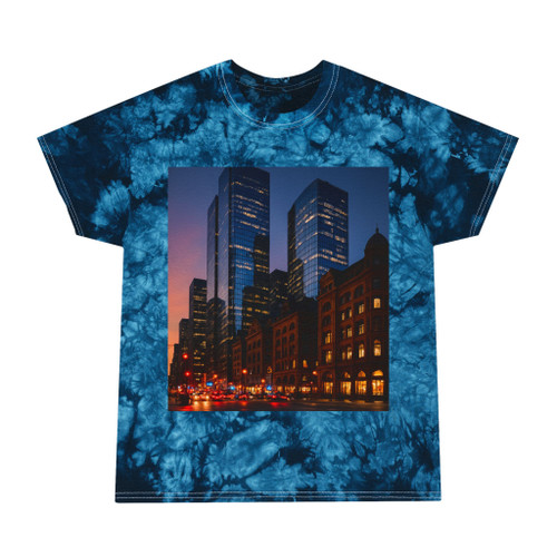 Metropolitan Lights - Tie-Dye Tee, Crystal