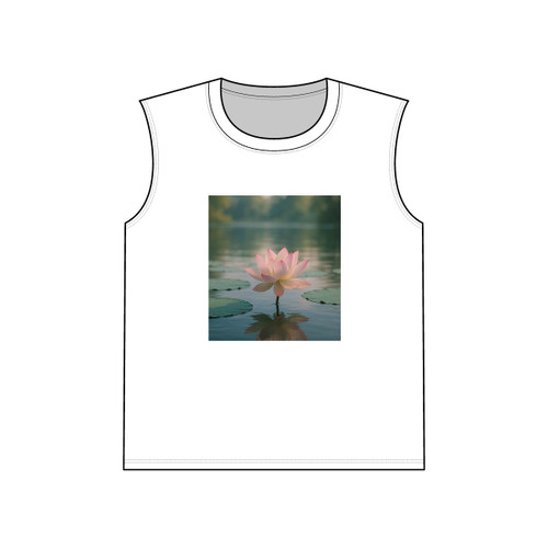 Serene Lotus Bliss - Unisex Jersey Muscle Tank