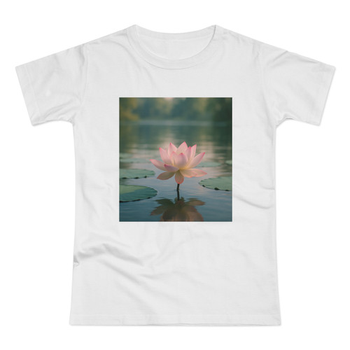 Serene Lotus Bliss - Single Jersey Women's T-shirt