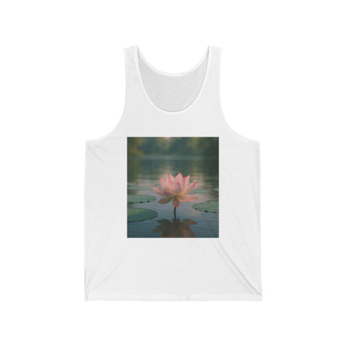 Serene Lotus Bliss - Unisex Jersey Tank
