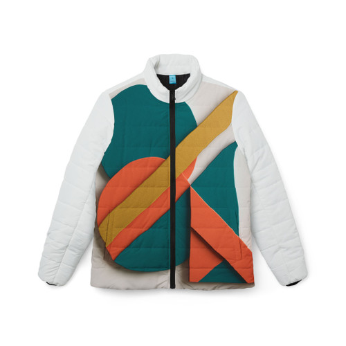 Dynamic Essence - Women’s Puffer Jacket (AOP)