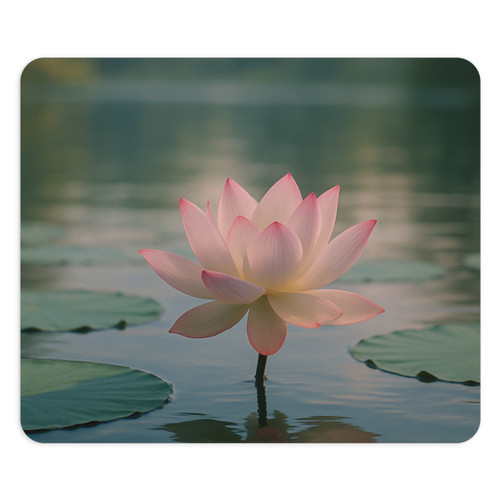 Serene Lotus Bliss - Mouse Pad 