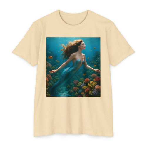 Ethereal Ocean Dance - Unisex CVC Jersey T-shirt