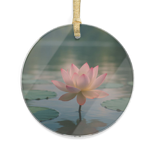 Serene Lotus Bliss - Acrylic Ornaments