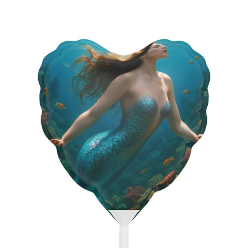 Ethereal Ocean Dance - Balloons (Round and Heart-shaped), 6"
