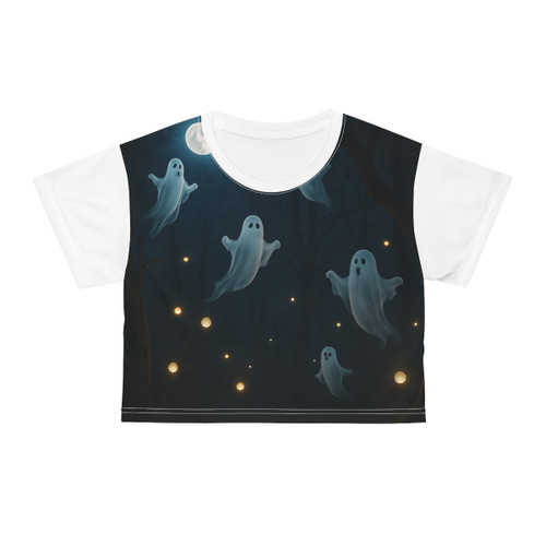 Spooky Forest Night - Crop Tee (AOP)
