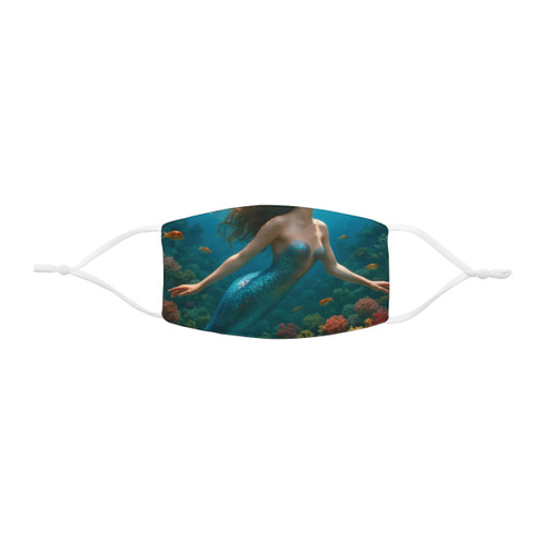 Ethereal Ocean Dance - Snug-Fit Polyester Face Mask