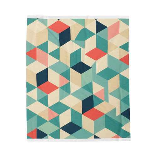 Prismatic Unity - Velveteen Plush Blanket
