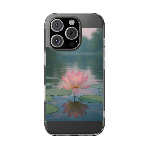 Serene Lotus Bliss - Magnetic Clear Impact-Resistant Cases