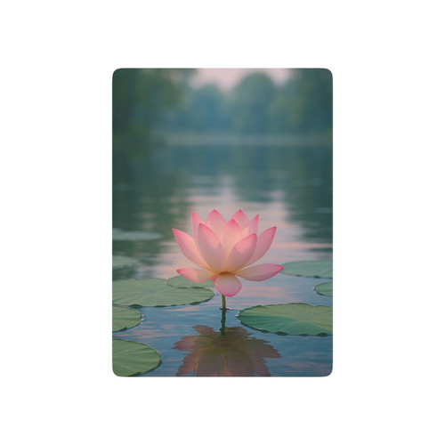 Serene Lotus Bliss - Poker Playing Cards