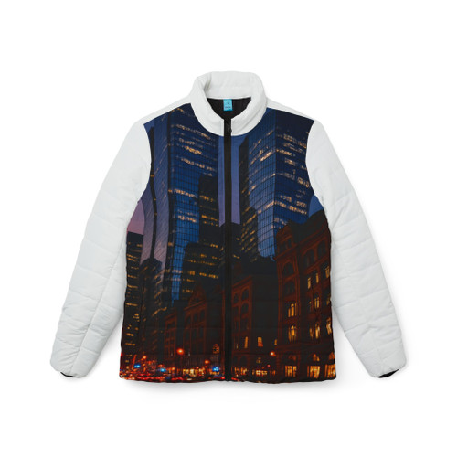 Metropolitan Lights - Women’s Puffer Jacket (AOP)