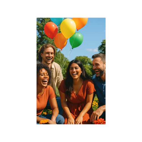 Joyful Connections - Vertical and Horizontal Matte Posters