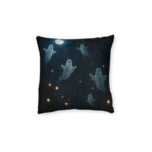 Spooky Forest Night - Square Pillow