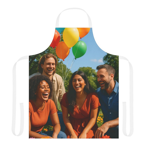 Joyful Connections - Apron, 5-Color Straps (AOP)