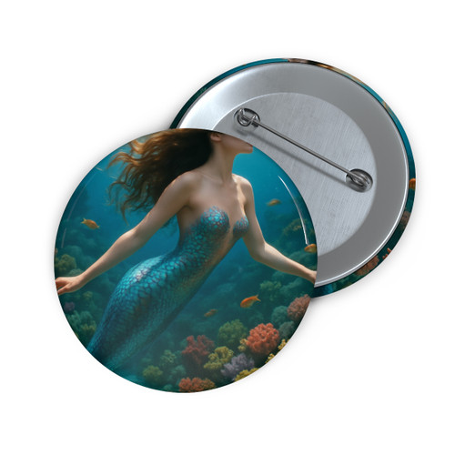 Ethereal Ocean Dance - Custom Pin Buttons