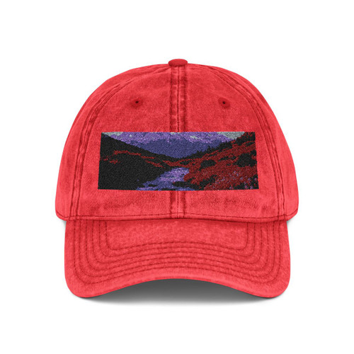 Serene Mountain Retreat - Vintage Cap (Embroidery)