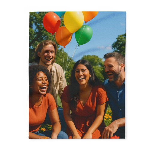 Joyful Connections - Arctic Fleece Blanket