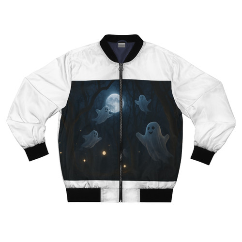Spooky Forest Night - Men's Bomber Jacket (AOP)