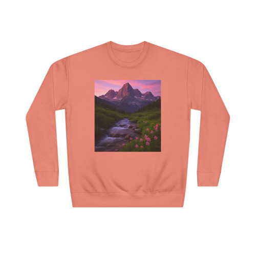 Serene Mountain Retreat - Unisex Crew Sweatshirt