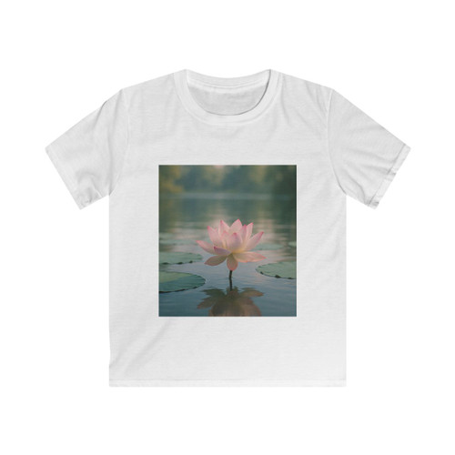 Serene Lotus Bliss - Kids Softstyle Tee