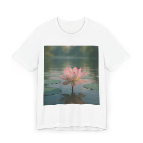 Serene Lotus Bliss - Unisex Jersey T-Shirt