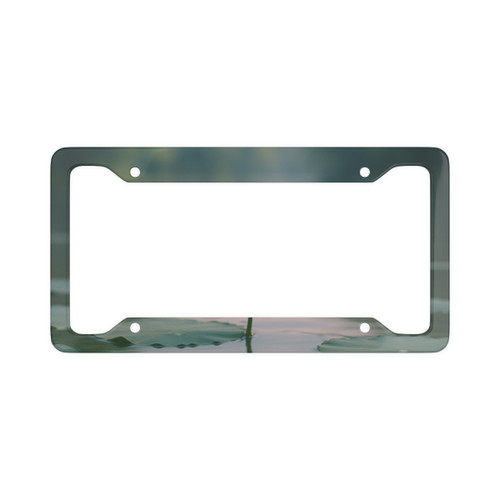Serene Lotus Bliss - License Plate Frame