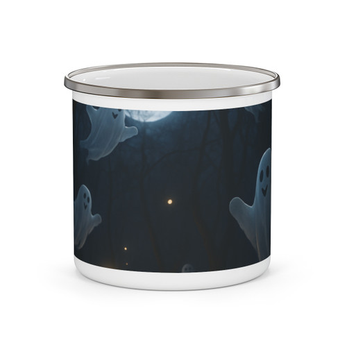 Spooky Forest Night - Enamel Camping Mug