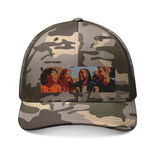 Joyful Connections - Camouflage Trucker Hat (Embroidery)