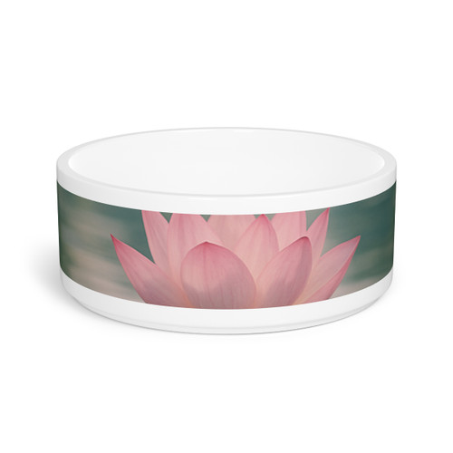 Serene Lotus Bliss - Pet Bowl