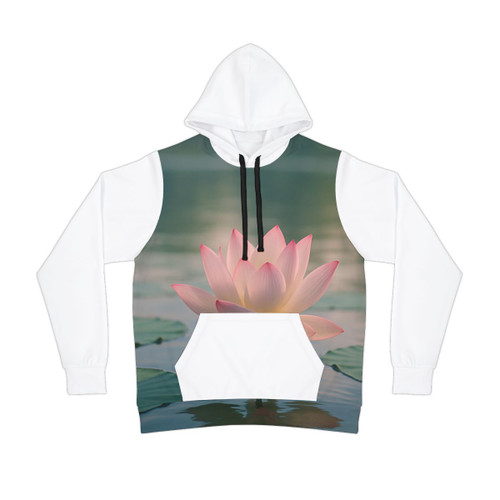 Serene Lotus Bliss - Athletic Hoodie (AOP)