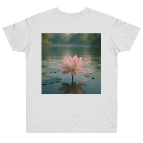 Serene Lotus Bliss - Single Jersey T-shirt